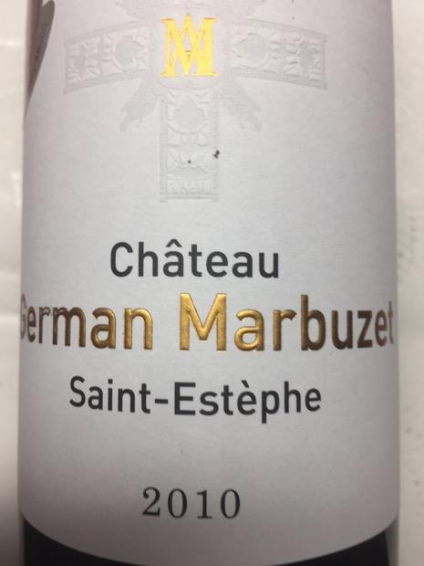 CHATEAU MARBUZET 2011