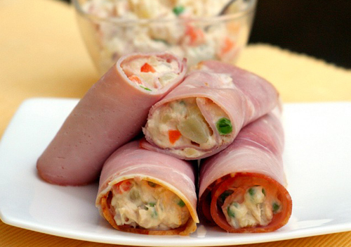 CORNET DE JAMBON A LA RUSSE