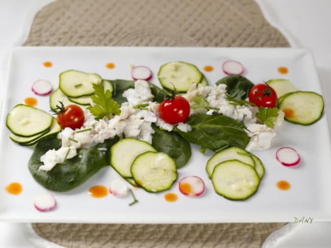 SALADE DE COURGETTE A LAIL