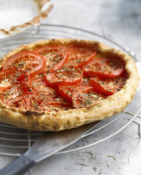 TARTE AUX TOMATES ET BASILIC